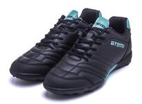 Бутсы футбольные ATEMI,SBA-004 TURF,цв.чёрный/бирюзовый (43)