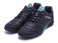 Бутсы футбольные ATEMI,SBA-004 TURF KIDS,цв.чёрный/бирюзовый(34)