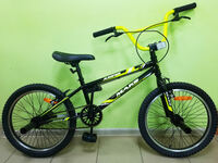 Велосипед 20" ТМ MAKS, BMX V рама 9.8" черно/желтый